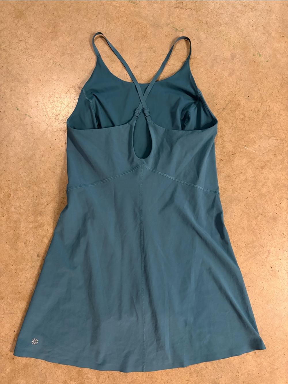 Athleta Slate Blue Active Dress with Built-In Bra